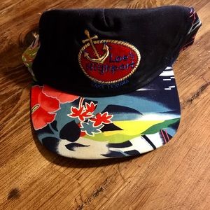 Vintage colorful print hat